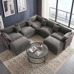 111.4" V-Shaped Corner Couch Sectional by MUDANT