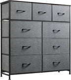 WLIVE 9-Drawer Dresser, Fabric Storage Tower by WLIVE