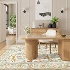 DUKINO 4x6 Area Rug, Non Slip Animal Washable Rug - Image 8