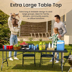 Our Modern Space 8 Feet Foldable Table - Image 5