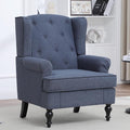 Accent Chair for Living Room, Mid Century Modern Upholstered Armchair, Wingback by choairy