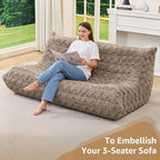 Bean Bag Chairs for Adults Giant Bean Bag Chair Memory Foam BeanBag Chair Bean - Image 6