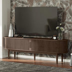 LINSY HOME 58" Fluted TV Stand for TVs up to 65 Inch, Mid Century Modern - Image 2