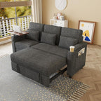 Sectional Sleeper Sofa with Pull Out Couch and Reclining Chair, Modern 3-in-1 - Image 5