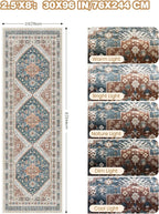Kitchen Runner Rug Non Slip Washable Rugs 2.5x8, Carpet Runner - Image 2