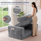MAXYOYO Convertible Sofa Bed, 2 in 1 Folding Couch Bed - Image 7