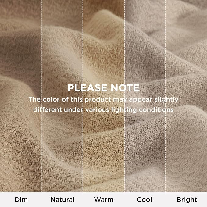 Bedsure GentleSoft 100% Cotton Blanket Full Size - Image 7