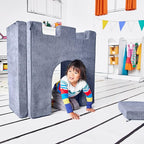 Yourigami Kids and Toddler Play Castle, Playroom Couch Add-On Set, Durable by Yourigami