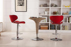 Roundhill Furniture Masaccio Cushioned Leatherette Upholstery Airlift - Image 5