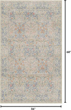 3x5 Washable Area Rug for Bedroom Beside Bed Mat, Large Kitchen, Entryway Rug - Image 2
