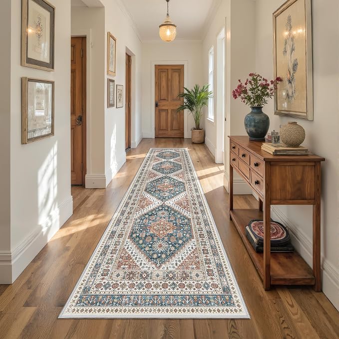 Runner Rug 2x10, Washable Rugs for Entryway Rug, Bathroom Bedroom - Image 5