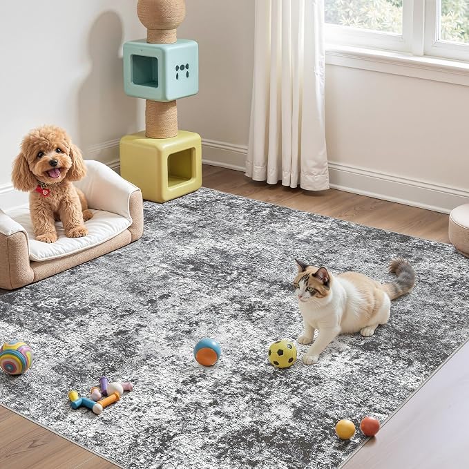 DMOYEST Square Area Rug Living Room Rugs - Image 4