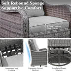 2-Seat Modern Patio Furniture Set - Image 5