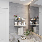 Shario White Floating Shelves - Image 2