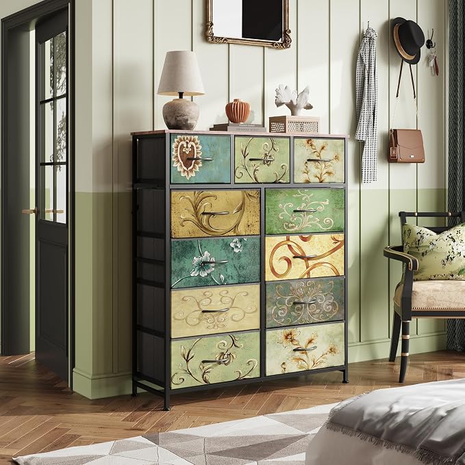 WLIVE Tall Dresser for Bedroom, Fabric Dresser Storage Tower, Chest of Drawers - Image 2