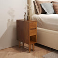 Narrow Nightstand 2 Drawers by IUNVR