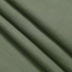 Extended Curtain Olive Green Linen Sheer Curtains - Image 7