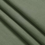 Extended Curtain Olive Green Linen Sheer Curtains - Image 7