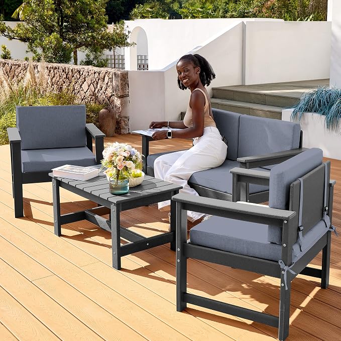 SERWALL 2 Pieces Single Cushioned Sofa Armchair - Image 6