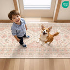 2x3 Entryway Rug Vintage Washable Rug Runner - Image 7