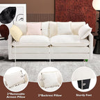 Ihanherry Cloud Sofa 77 Inch Loveseat, Modern Sectional Couch, 2-Seats Sofa - Image 6