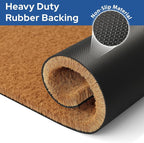 Barnyard Designs Natural Coco Coir Non-Slip Doormat | Heavy-Duty Welcome Mat - Image 5