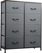 WLIVE Fabric Dresser for Bedroom, Tall Dresser by WLIVE