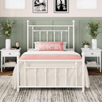 Allewie 14 Inch Twin Size Metal Platform Bed Frame by Allewie
