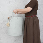 XUANGUO Cotton Rope Laundry Basket Hamper - Image 3