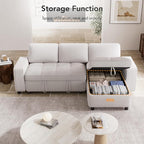 Vipbear 81" Sectional Sleeper Sofa - Image 7