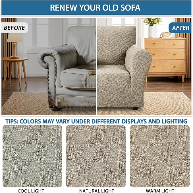 ZNSAYOTX 1 Piece Stretch Chair Cover - Image 5