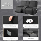 ULTICOR Reclining Love Seat - Image 3