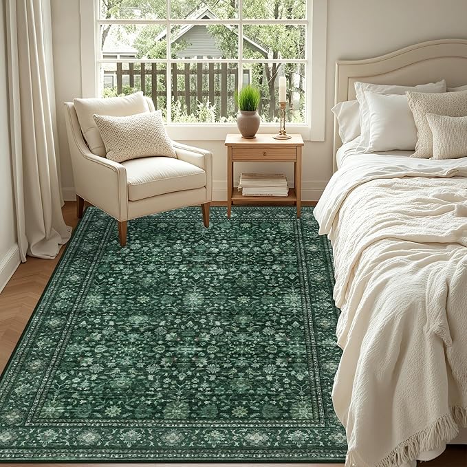 5x7 Area Rugs Living Room: Washable Rug - Image 4