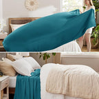 Bedsure GentleSoft 100% Cotton Blanket Queen Size - Image 4