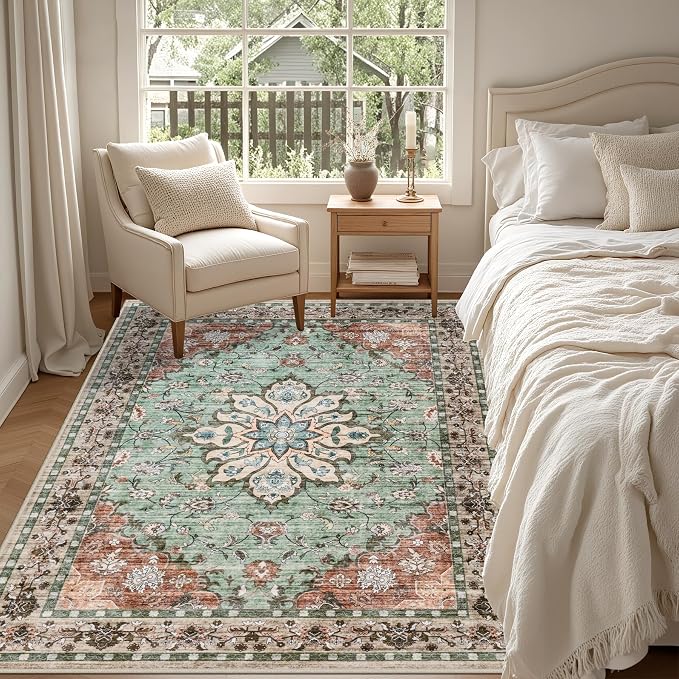 4x6 Area Rugs Living Room: Washable Rug - Image 3
