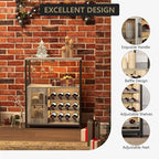 Takywep Wine Bar Cabinet, Coffee Bar Cabinet - Image 4
