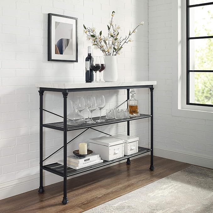 Crosley Furniture Madeleine Sofa Console Table - Image 10