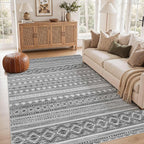 cotiled Boho 5x8 Area Rugs for Living Room: Soft Moroccan Washable Rug | Solve by COTILED