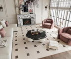 35" Cloud Coffee Table with 3 Ball Legs, Modern Minimalist Petal Center Table - Image 7