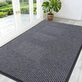 OLANLY Front Door Mat 59x34, Waterproof Heavy-Duty Indoor Outdoor Doormat | Grey by OLANLY