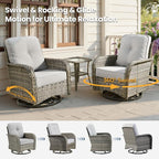 Weaxty Wicker Patio Furniture Set - Image 3