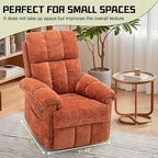 Korser Recliner Chair, Swivel Rocker Recliner Chair - Image 8