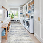 2'6 x 12' Runner Rug Non Slip, Washable Kitchen Rugs, Living Room, Long Rug - Image 4
