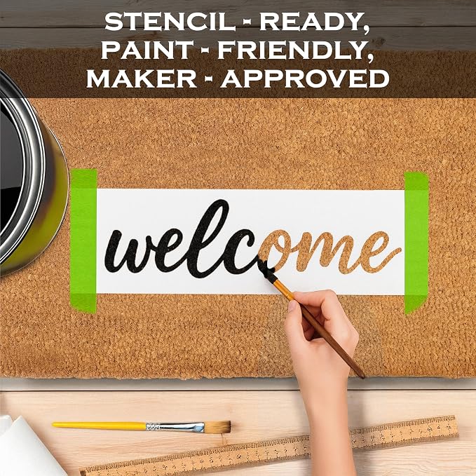 Blank Doormat Coir 30x17 Inch for Screen Printing, Welcome Mat Outdoor 2pk | - Image 5