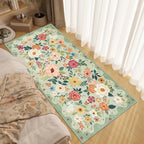 DUKINO 3x6 Runner Rug, Non Slip Floral Washable Rug - Image 3