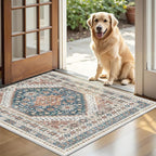 2x3 Entryway Rug Vintage Washable Rug Runner - Image 3