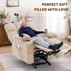 Massage Rocking Recliner Chair, Ergonomic Recliners Sofa - Image 9