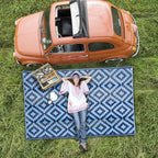 SAND MINE Reversible Mats, Plastic Straw Rug, Modern Area Rug, Large Floor Mat - Image 5