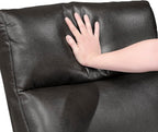 Lexicon Manual Recliner Chair, Faux Leather Reclining Chair, Wall Hugger - Image 17