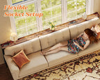 SUPERJARE 102 Inch Sofa Table - Image 7